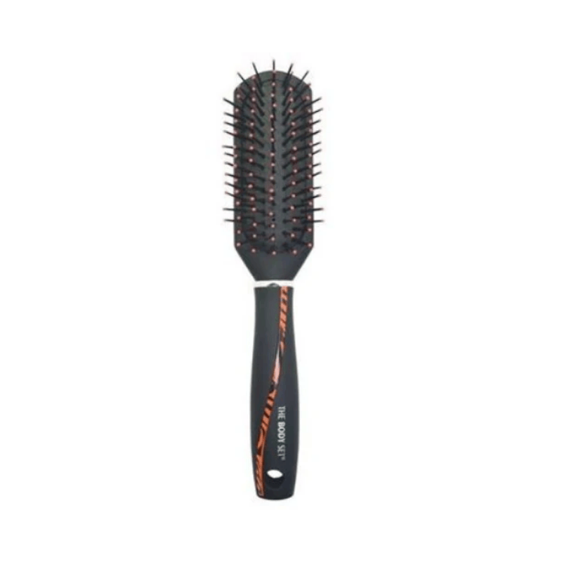 Rubber Coating Hair Brush (OPT-3108)