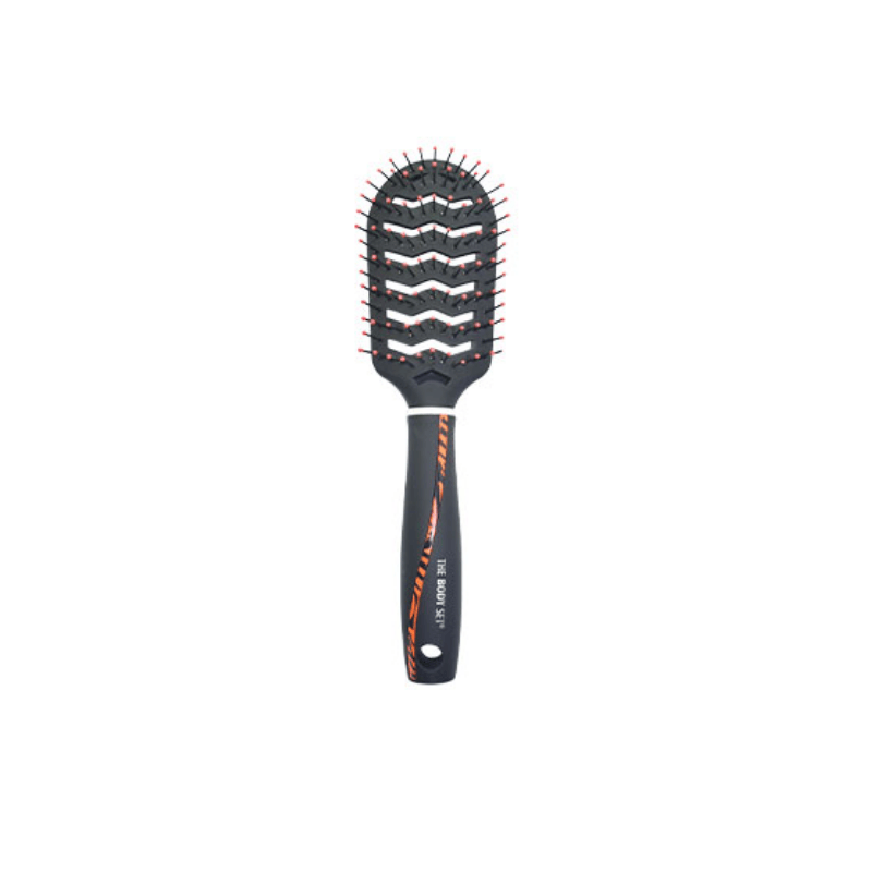 Rubber Coating Hair Brush (OPT-3110)