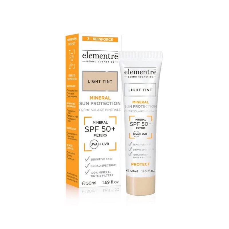 SPF50+  Mineral Sun Protection  - Light 50ml