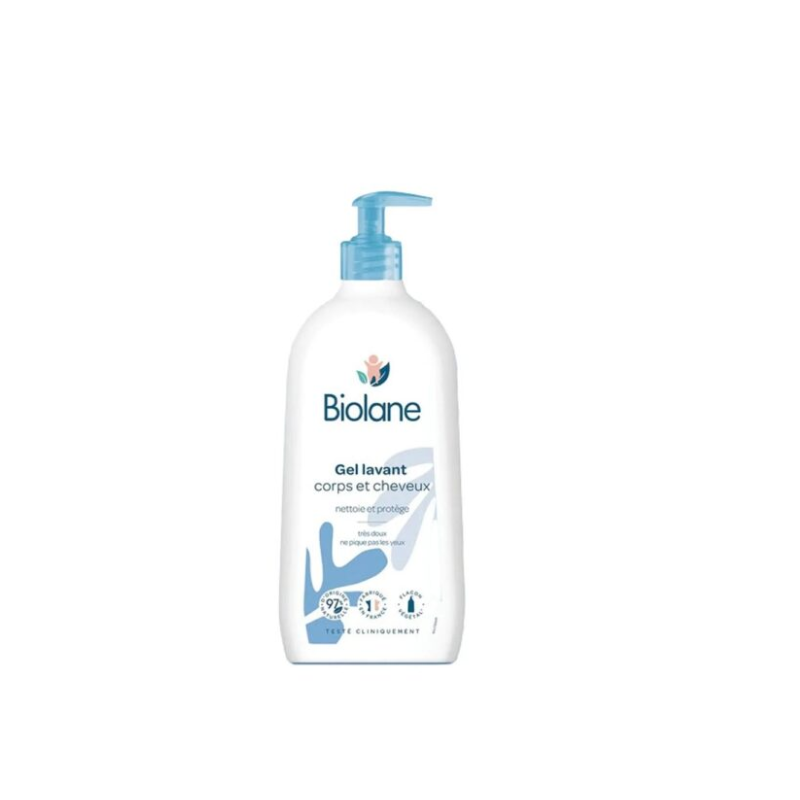 Shampoo 2 in 1 750ml with pump
 GEL CORPS ET CHEVEUX 2 EN 1