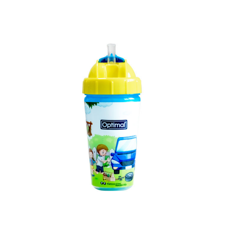 Silicone Straw Cup (350ML) (OPB-2012)