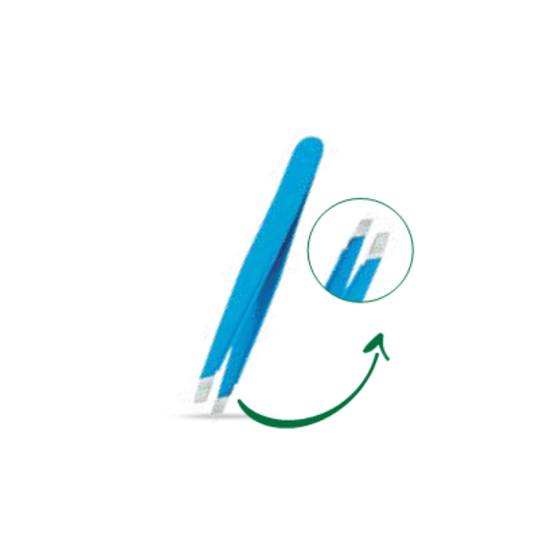Slant Tweezer (Blue)