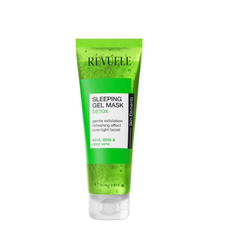 Sleeping Gel Mask - Detox, 80ml - Green
