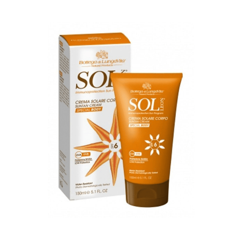 Sol leon body low protection spf6 cream 150 ml