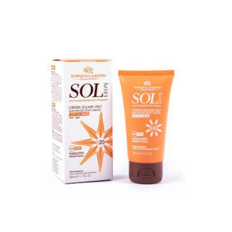 Sol leon sun protection face cream spf 50 50 ml high