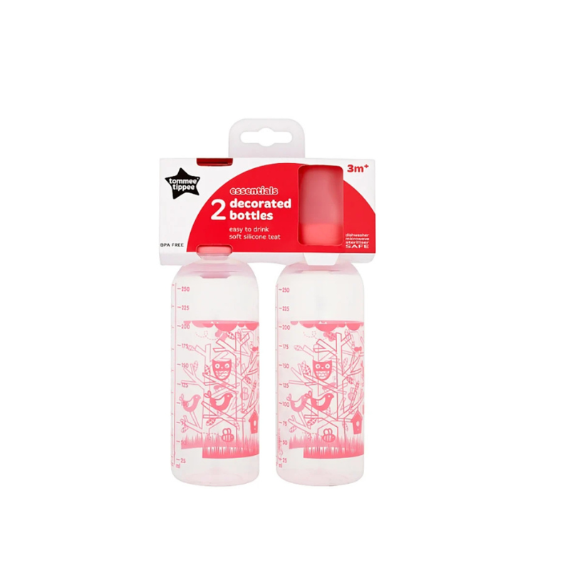 TT ESS 2x 250ml SN Dec Bottle Pink/Blue