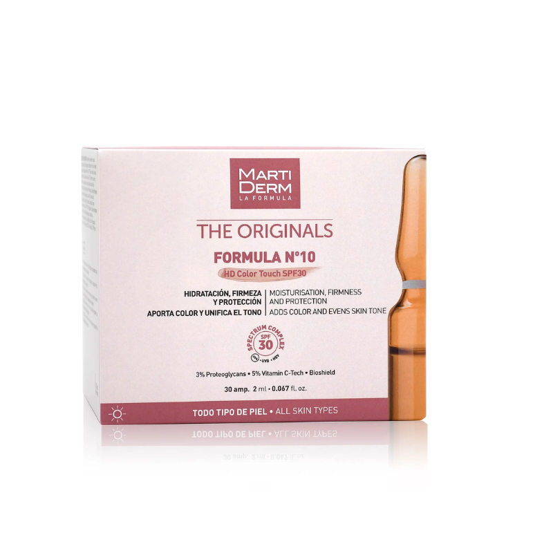 The Originals FORMULA Nº10 HD Color Touch SPF30, 10 Ampoules