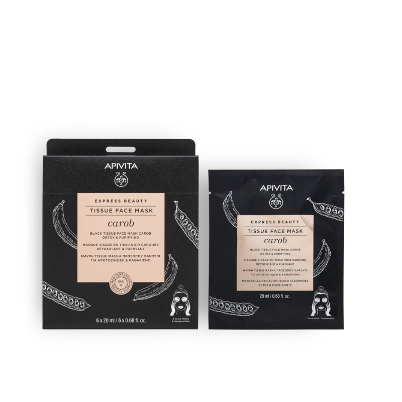 Tissue Face Mask Carob Detox And Purifying 1 Piece