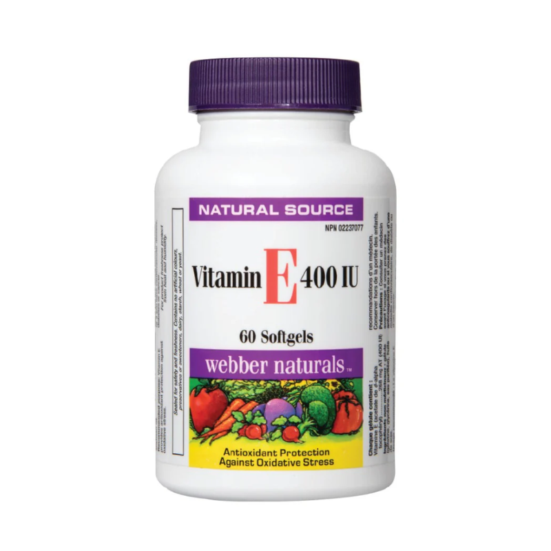 Vitamin E 400 UI 60 Softgels