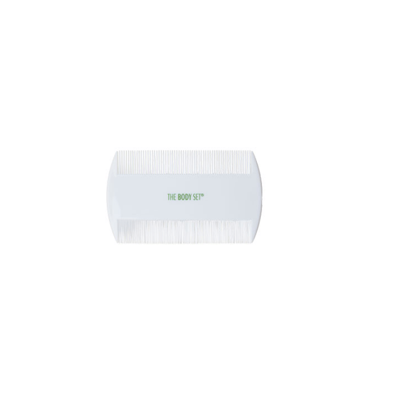 White Plastic hair Comb (OPT-3117)