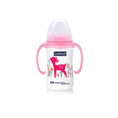 Wide Neck Feeding Bottle With Handle 240ml