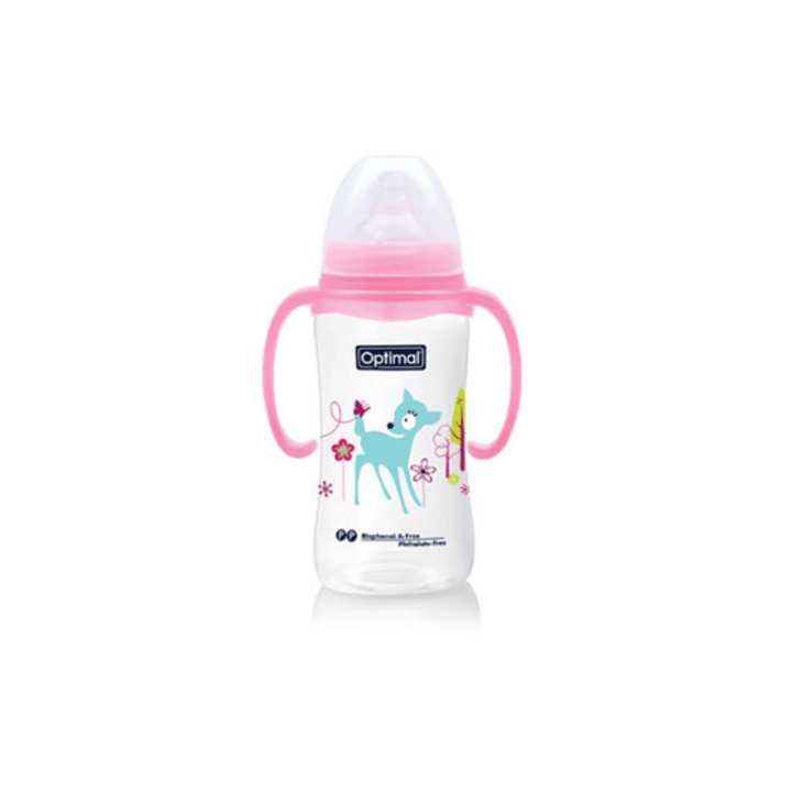 Wide Neck Feeding Bottle With Handle 300ml