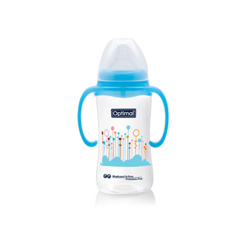 Wide Neck Feeding Bottle With Handle 300ml