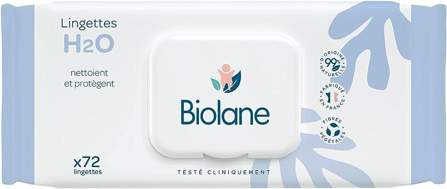 Lingettes h2o 72